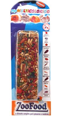Bastão Mix Multicolorido Roedores - 75g