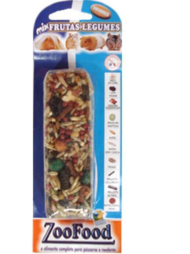 Bastão Mix Frutas e Legumes Roedores - 75g